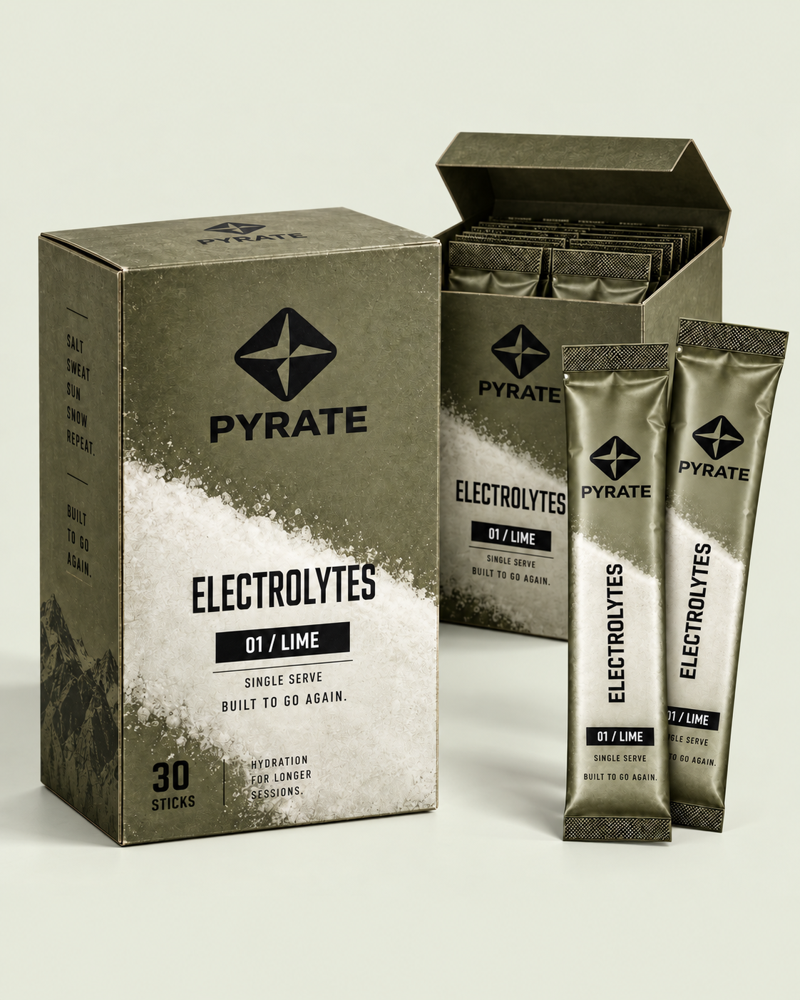 PYRATE Electrolytes Lime sachets