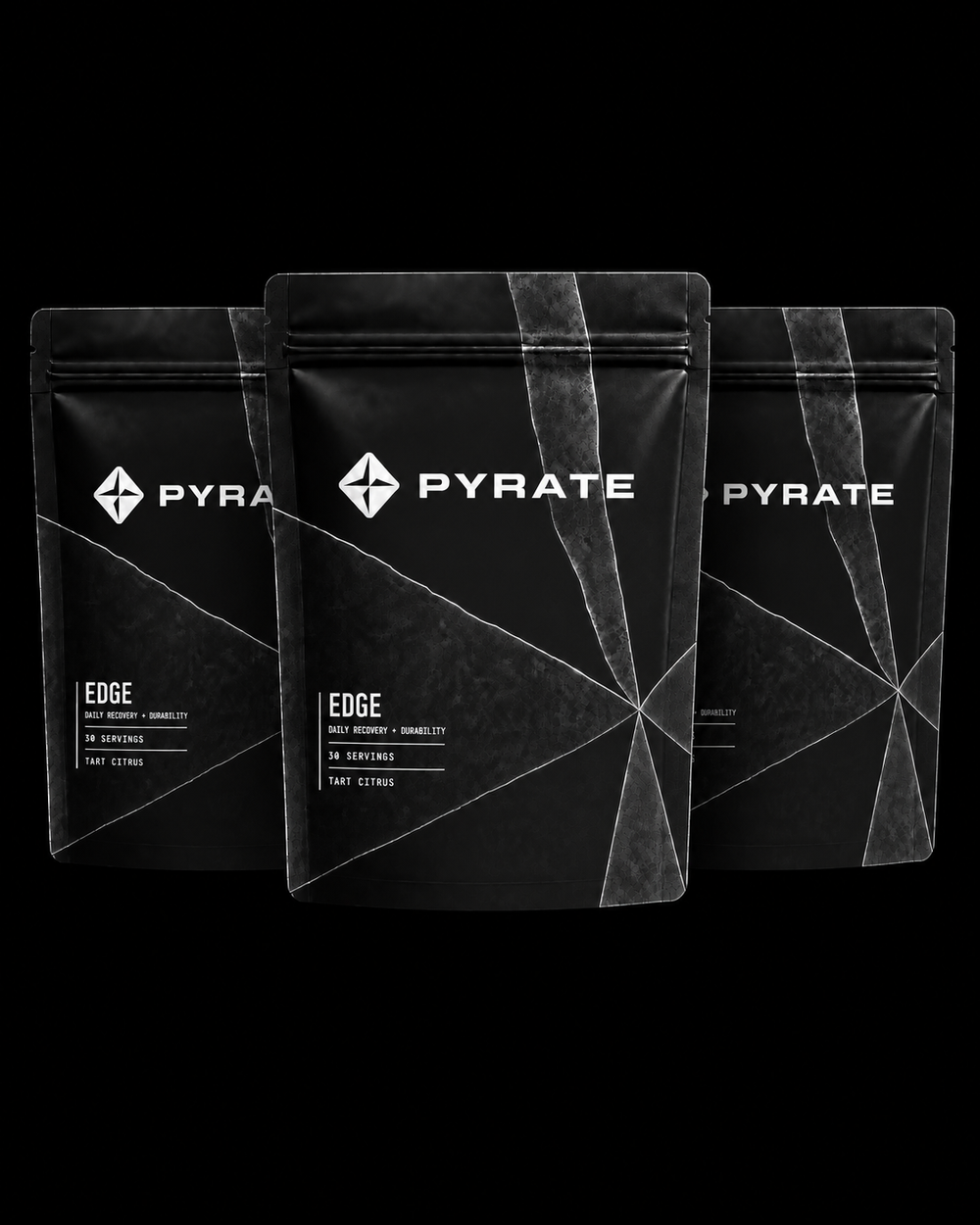 Three PYRATE Edge pouches